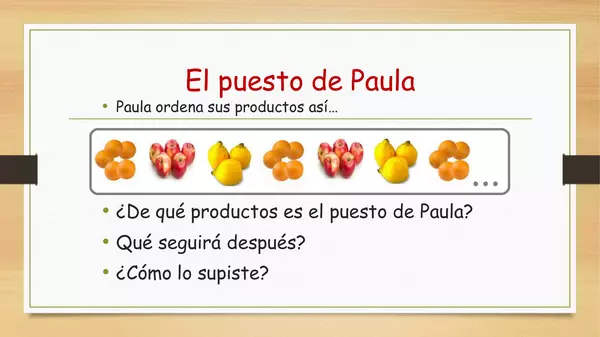 PRESENTACION PRIMERO BASICO, PATRONES UNIDAD 3