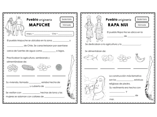 Pueblos originarios de Chile: Mapuche y Rapa Nui