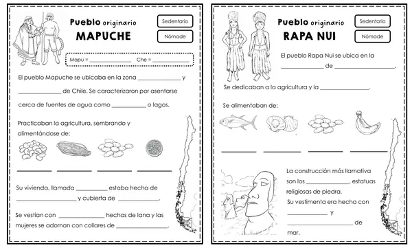 Pueblos originarios de Chile: Mapuche y Rapa Nui