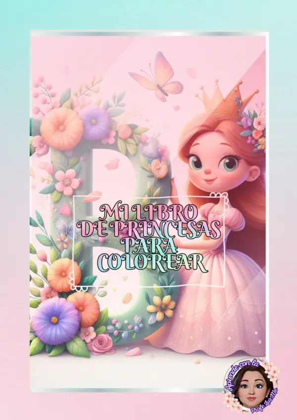 MI LIBRO DE PRINCESAS PARA COLOREAR