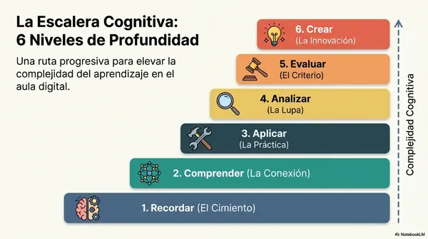 "Estrategias , actividades que puedes realizar según la escala de Bloom"