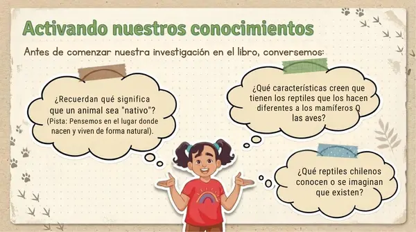 Clase 6 Lección 3 Unidad 2 "Reptiles nativos en peligro" 2° Básico