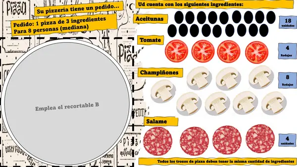 Fracciones en la pizzaría