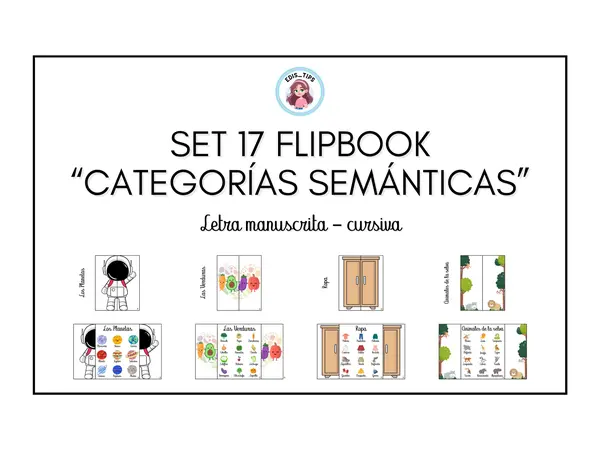 SET CATEGORÍAS SEMÁNTICAS - FLIPBOOK