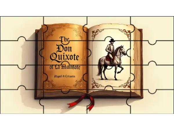 Rompecabezas libro: Quijote de la Mancha