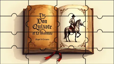 Rompecabezas libro: Quijote de la Mancha