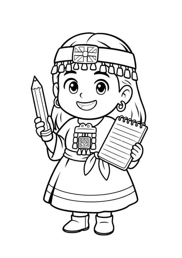 Cuadernillo para colorear en fiestas patrias