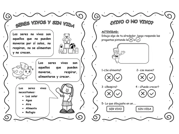 Seres vivos y no vivos