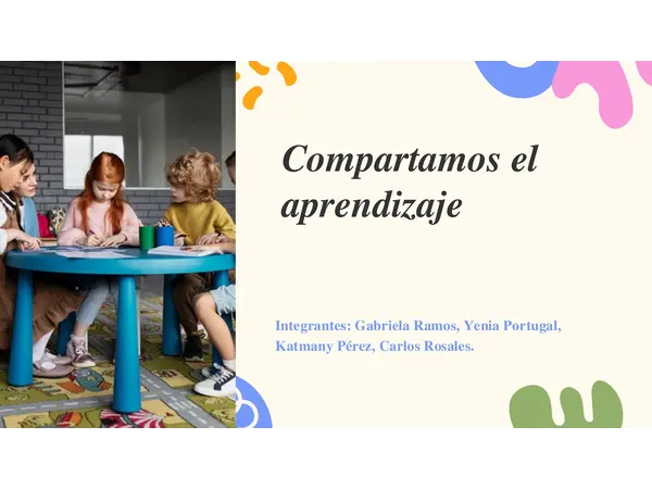 Compartamos el aprendizaje