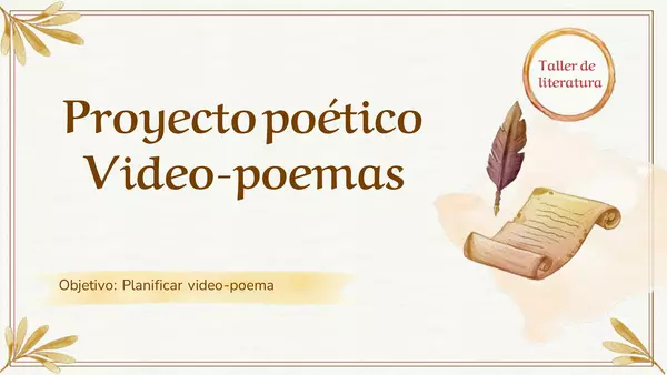 Proyecto Video-Poema