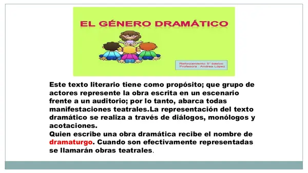 genero dramatico