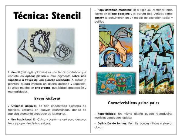 ARTES - Técnica: Stencil