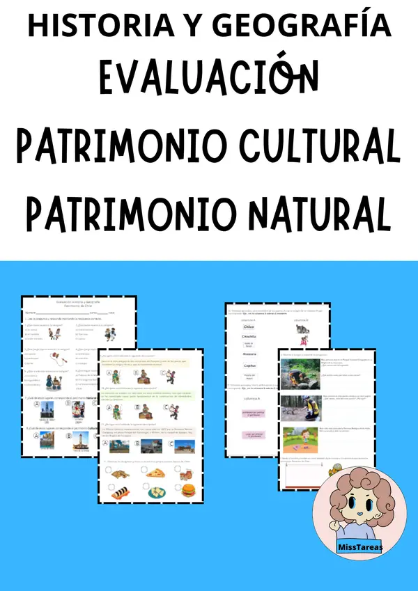 Evaluación de Historia y Geografía: Patrimonio Cultural y Natural de Chile