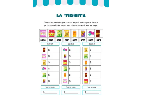 Sumas hasta 10.000