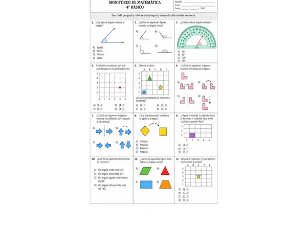 Actividad de matemáticas