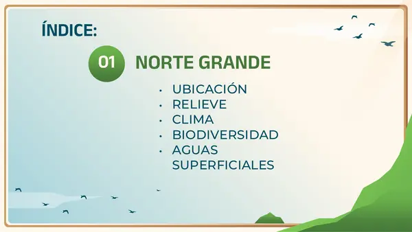 PPT ZONAS DE CHILE Y SUS CARACTERÍSTICAS