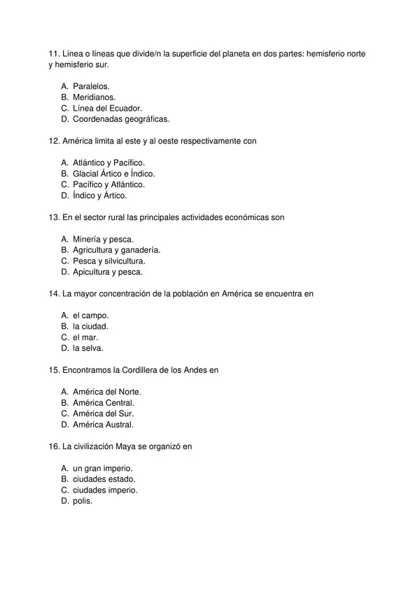  PRUEBA DIAGNOSTICO, HISTORIA, QUINTO BASICO CON SOLUCIONES