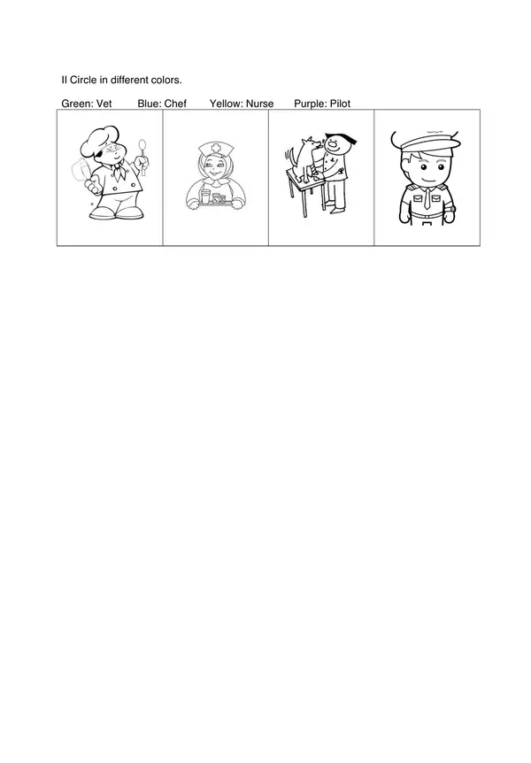 GUÍA DE TRABAJO 1. “Occupations”. 2° BÁSICO, INGLES