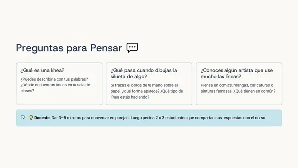 Descubrimos las Líneas de Contorno – Clase de Artes Visuales 4° Básico