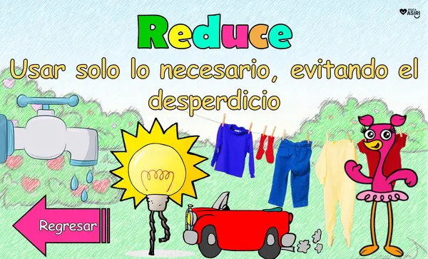 La regla de las tres erres (3R) : Reducir Reciclar y Reutilizar.