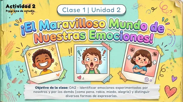 Clase 1 Actividad 2 Unidad 2 "Expresar emociones" 2 Básico