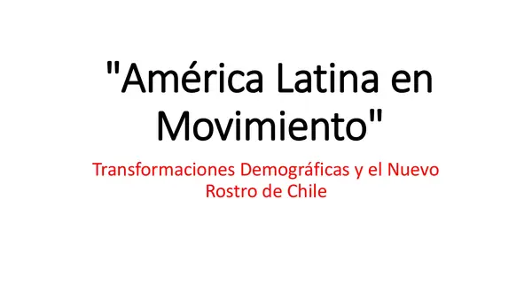 América Latina en movimiento