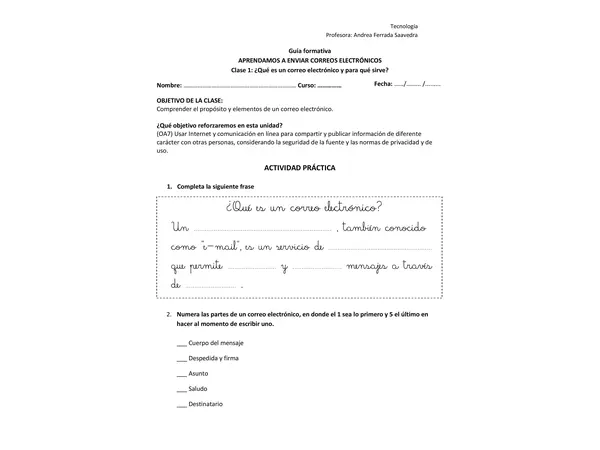 Aprendamos a enviar correos electrónicos - Clase 1: Qué es un correo electrónico y para qué sirve