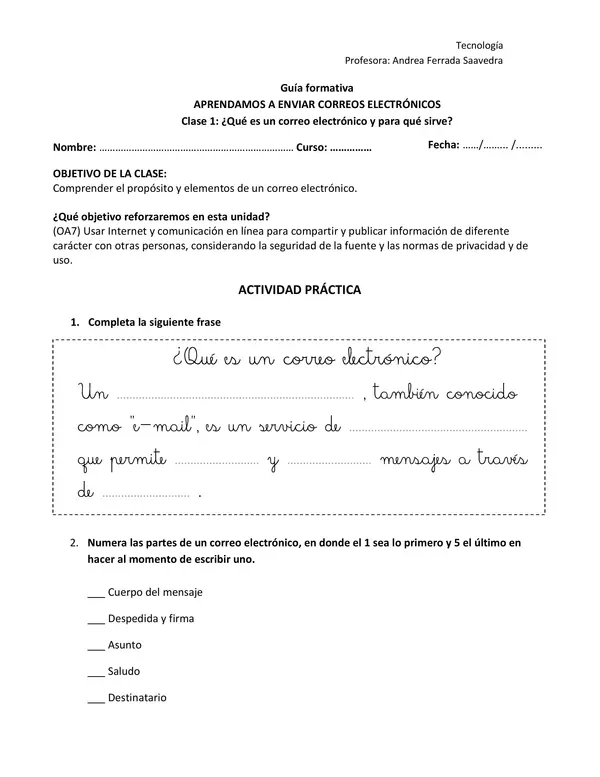 Aprendamos a enviar correos electrónicos - Clase 1: Qué es un correo electrónico y para qué sirve
