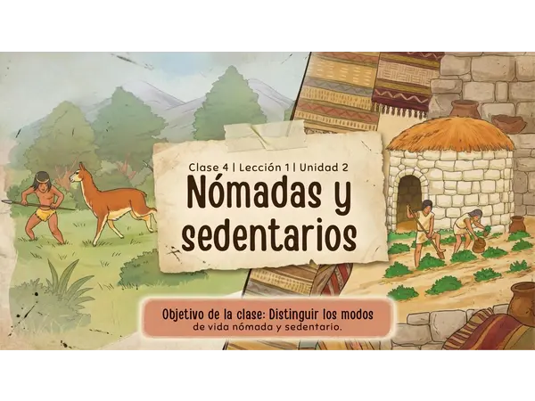 Clase 4 Leccion 3 Unidad 2 "Nómadas y sedentarios" 2° Básico
