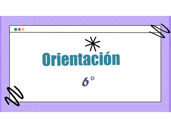 ORIENTACIÓN 