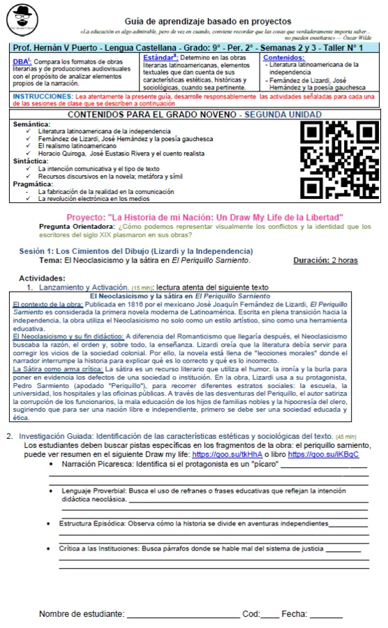 09M2SEM2-3 - Literatura latinoamericana de la independencia