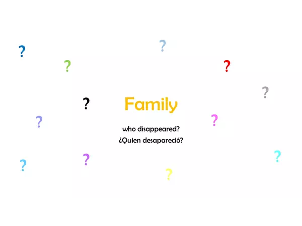who disappeared? FAMILY 