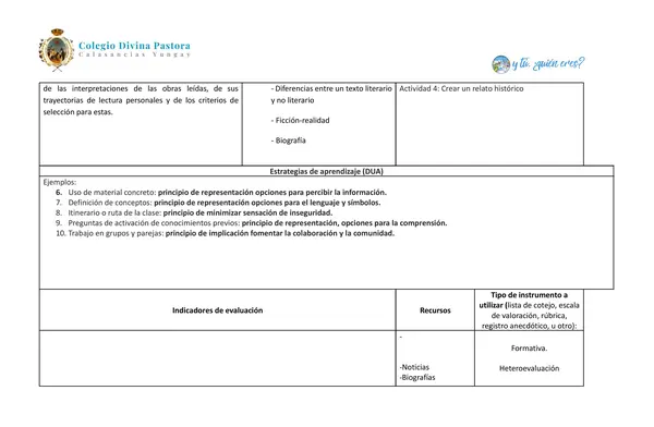 TALLER DE LITERATURA