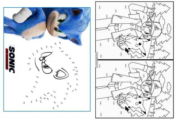 Estimulación Cognitiva Sonic y pokemones