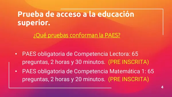 Taller PAES 2026