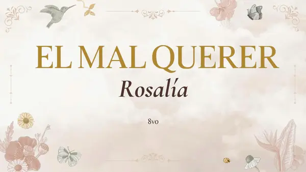 Poesía con "El mal querer" de Rosalía