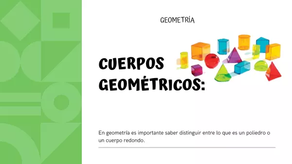 Cuerpos geométricos (PDF informativo)