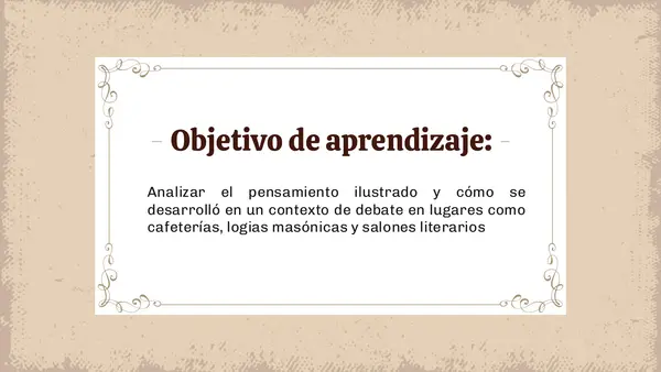Historia y filosofía desde la ilustración 