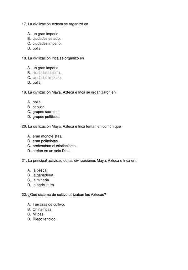  PRUEBA DIAGNOSTICO, HISTORIA, QUINTO BASICO CON SOLUCIONES