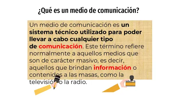 8° - Unidad 4 Los medios de comunicación
