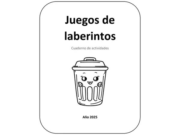 Cuaderno de Actividades, Juegos de laberintos sobre el reciclaje