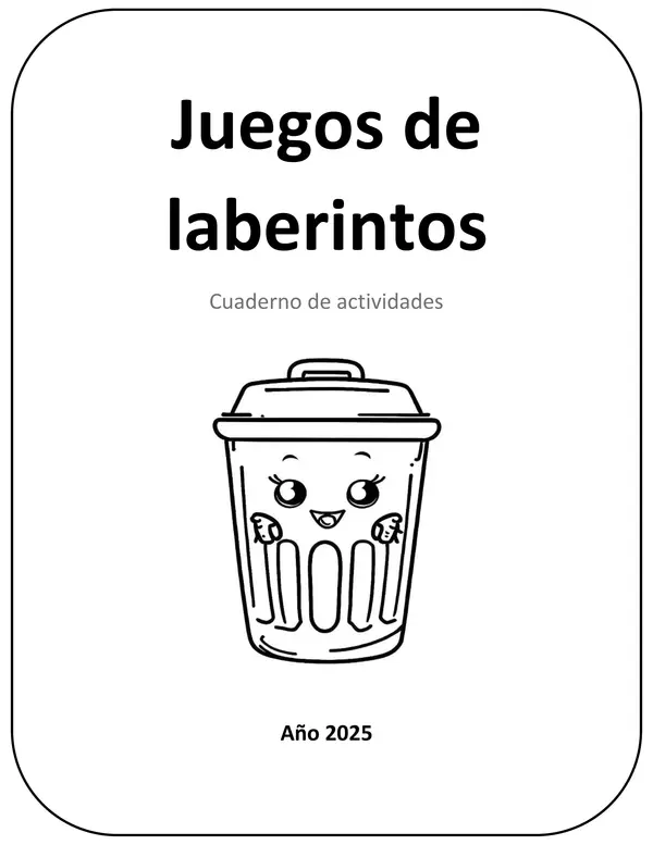 Cuaderno de Actividades, Juegos de laberintos sobre el reciclaje