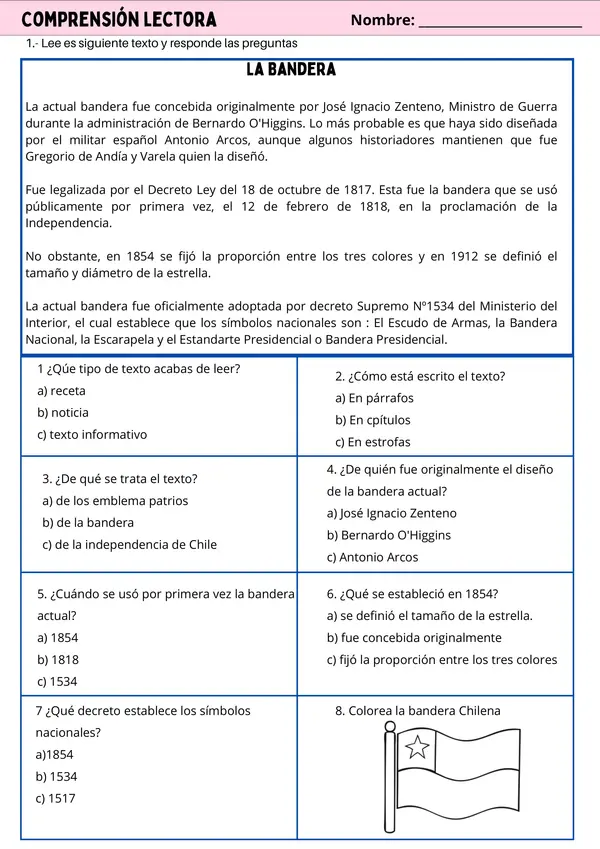 Simbolos patrios, textos