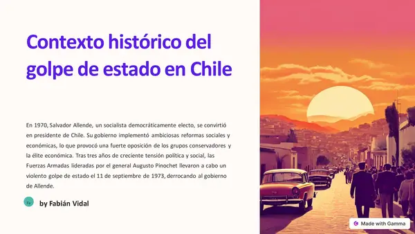 Golpe de Estado en Chile 1973