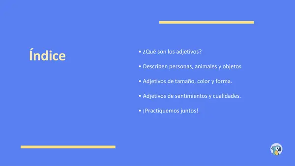 Los adjetivos