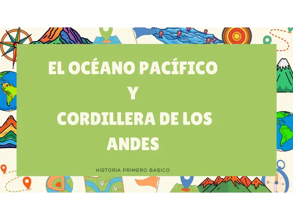 Cordillera de los andes y océano pacífico 