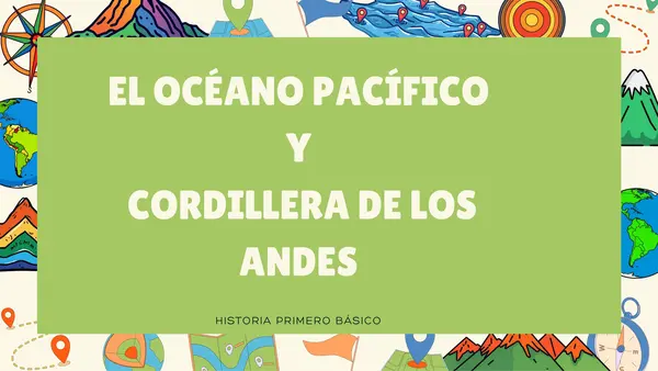 Cordillera de los andes y océano pacífico 