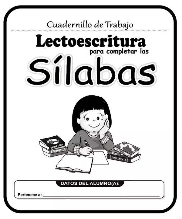 Cuadernillo de trabajo Lectoescritura Sílabas 