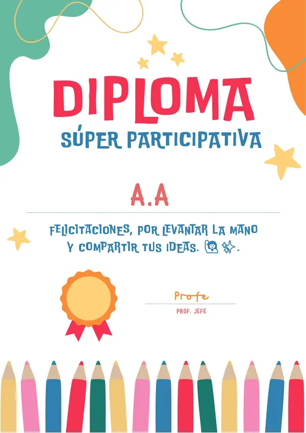 Diplomas de reconocimiento