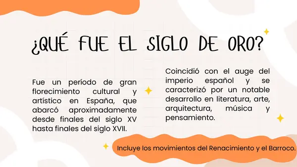 La poesía en el siglo de oro